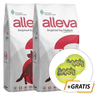 Alleva HOLISTIC dog puppy & junior mini fish 2 x 12 kg + 2 x hračka Kong gratis