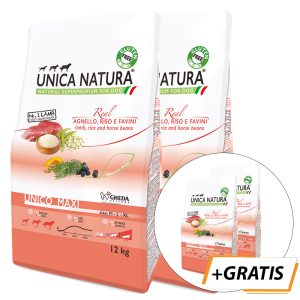 Unica Natura MAXI Lamb, Rice 12 kg