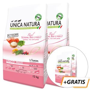 Unica Natura MAXI Salmon, Rice & Pe 12 k