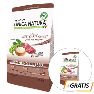 UNICA NATURE MONO – GOOSE, RICE & PEAS (HUS, RYŽA A ZEMIAKY)