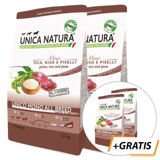 UNICA NATURE MONO – GOOSE, RICE & PEAS (HUS, RYŽA A ZEMIAKY)