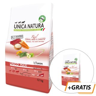 Unica Natura MAXI Venison, Rice 12 k