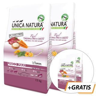 Unica Natura MAXI Wild boar, Rice 12 k