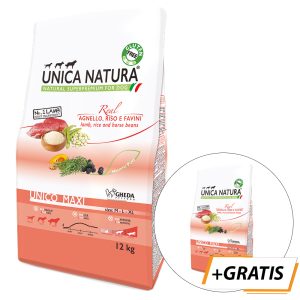 Unica Natura MAXI Lamb, Rice 12 kg