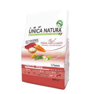 Unica Natura Mini Zverina, ryža, zem800g