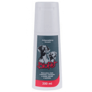 Šampón BIOPET antiparazitný pre psy 200 ml