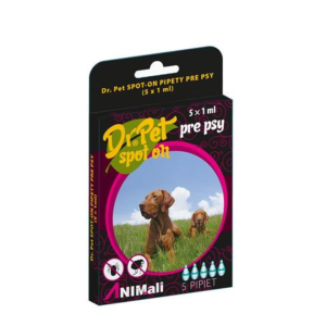 Dr.Pet spot-on pipety pre psy 5 x 1 ml (spot-on tick and flea repellent for dogs)