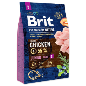 Brit Premium by Nature dog Junior S 3 kg