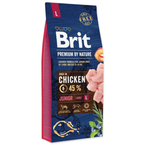 Brit Premium by Nature dog Junior L 15 kg