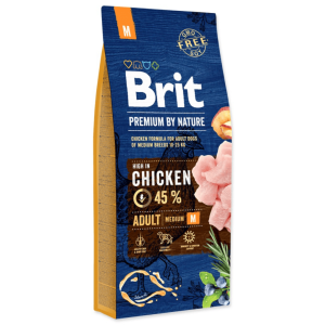 Brit Premium by Nature dog Adult M 15 kg