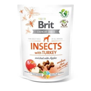 Brit Care Crunchy Cracker. Insects with Turkey and Apples 200 g