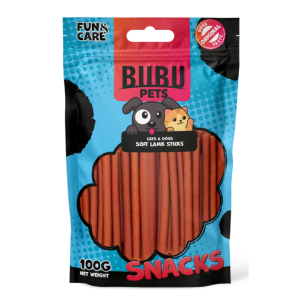 BUBU cat&dog mäkké jahňacie tyčinky100g