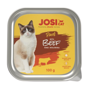 JosiCat vanička Cat Paté with Beef 100 g