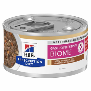 HILLS Diet Feline GI BIOME STRESS s kuraťom a zeleninou Stew konzerva 82 g