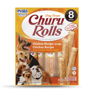 Pamlsok Inaba Churu Rolls dog Kura 8 ks 96 g