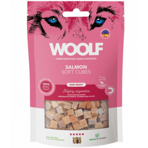 Pamlsok Woolf Dog Soft Cubes Salmon 100 g