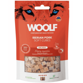 Pamlsok Woolf Dog Soft Cubes Iberian Pork 100 g