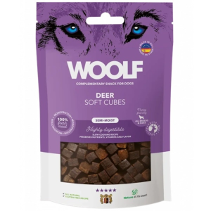 Pamlsok Woolf Dog Soft Cubes Deer 100 g