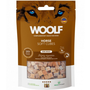 Pamlsok Woolf Dog Soft Cubes Horse 100 g