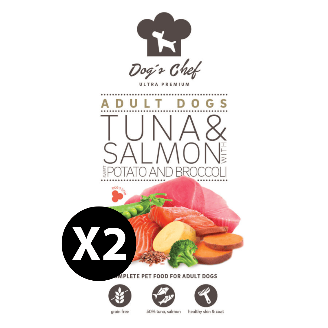 Dog’s Chef TUNA & SALMON WITH SWEET POTATO AND BROCCOLI