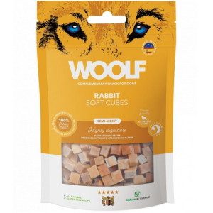 Pamlsok Woolf Dog Soft Cubes Rabbit 100 g