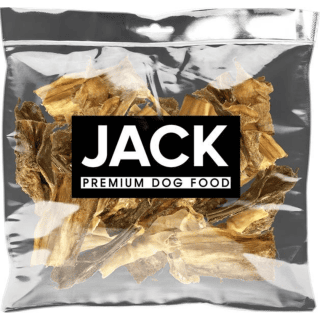 Pamlsok Jack jahňacia koža XXL 300 g