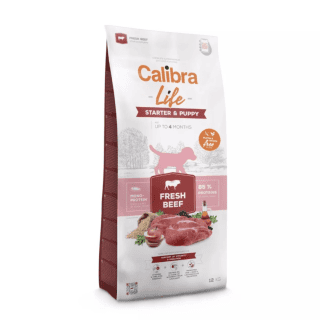 Calibra Dog Life Starter & Puppy Fresh Beef 12kg