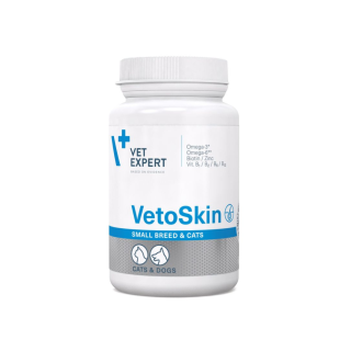 VetExpert VetoSkin small breed dog & cat (Twist off) 60 cps