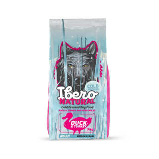 Ibero Cold Press Dog Adult Medium/Large Duck - 3kg