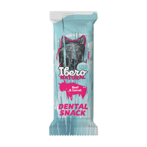 Ibero Cold Pressed Dental Snack Hovädzie/Mrkva - S/M (3ks)