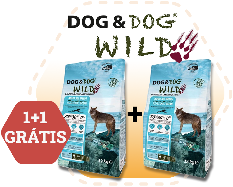 dog & dog wild 1+1 GRATIS